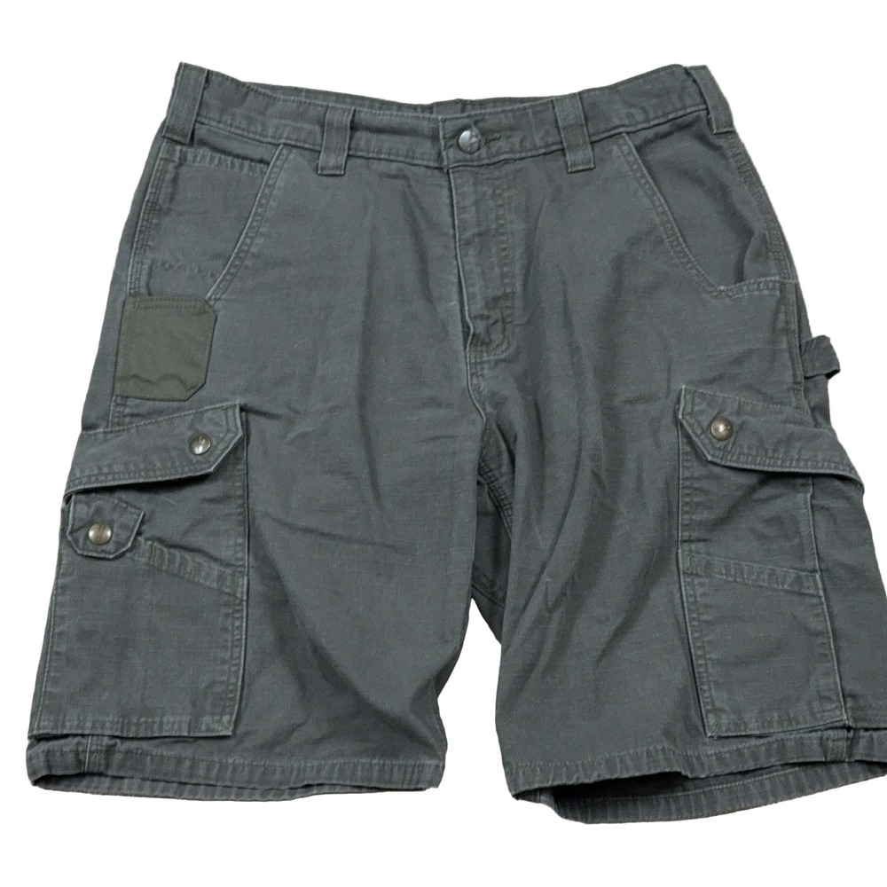 Carhartt B357 Relaxed Fit Cargo Shorts Men's Size 34 Moss Cotton Canvas